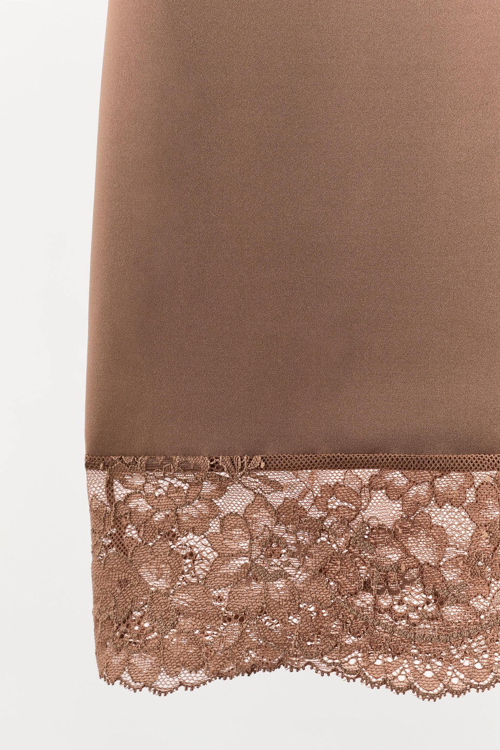 SHORT POLYAMIDE BLEND LACE DRESS - Zara фото 6