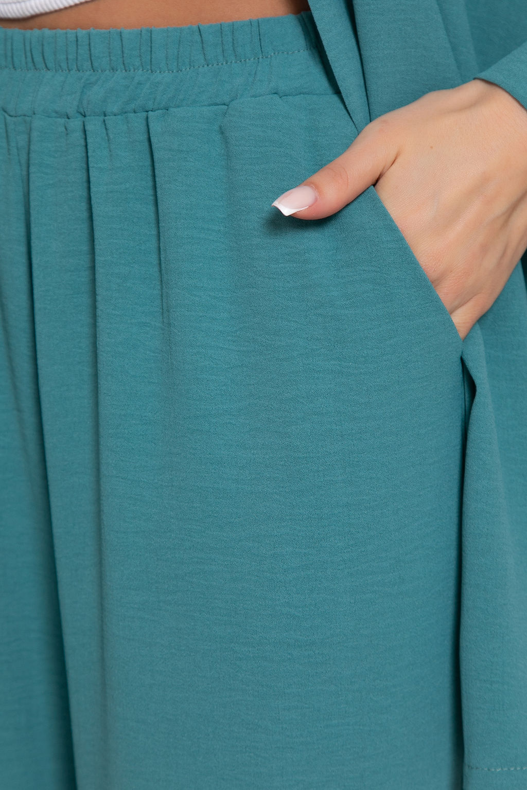 Костюм брючный Сингапур (полынь) К11-89/2 - Николь фото 5