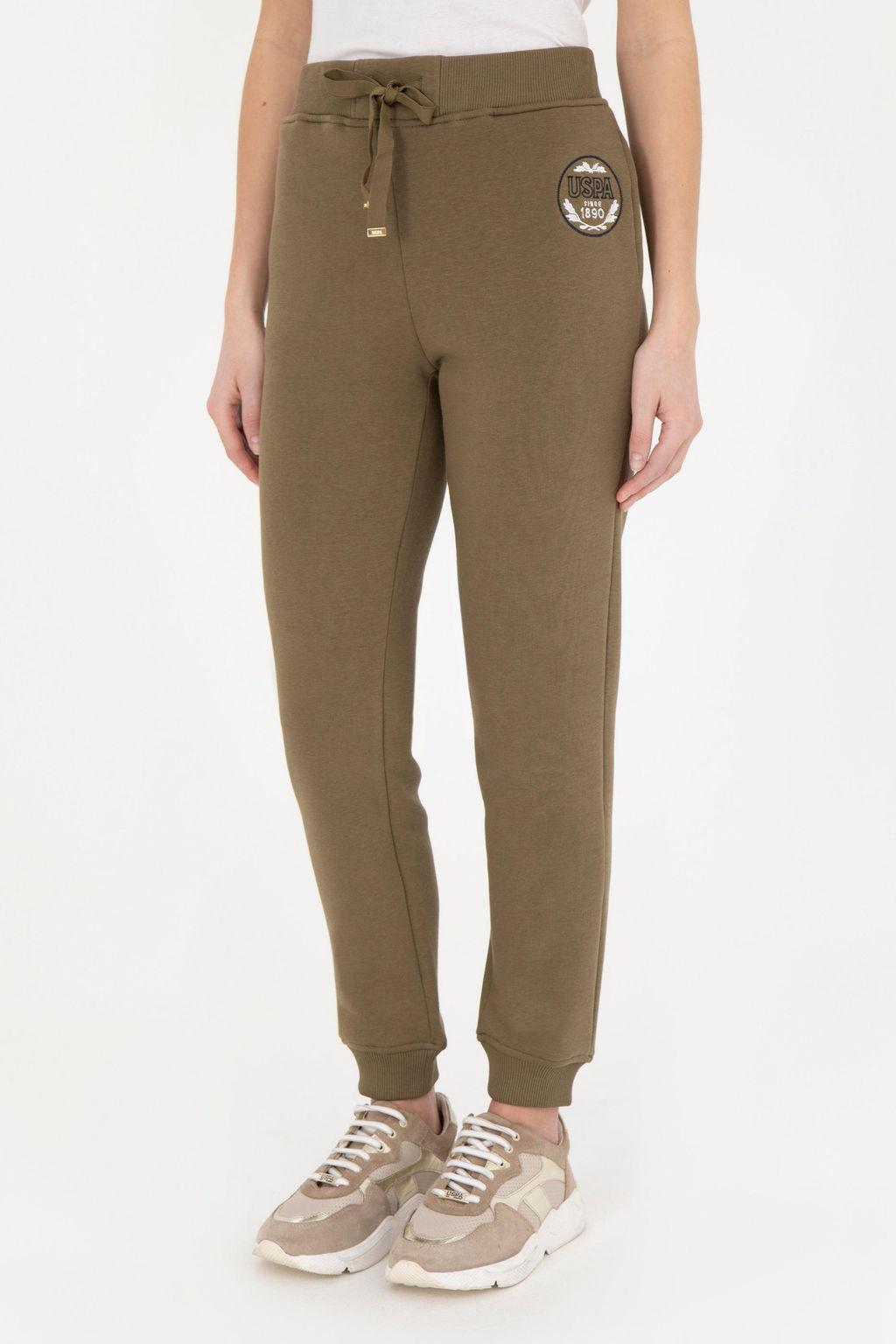 Женские спортивные штаны цвета хаки Неожиданная скидка в корзине - U.s. polo assn фото 2