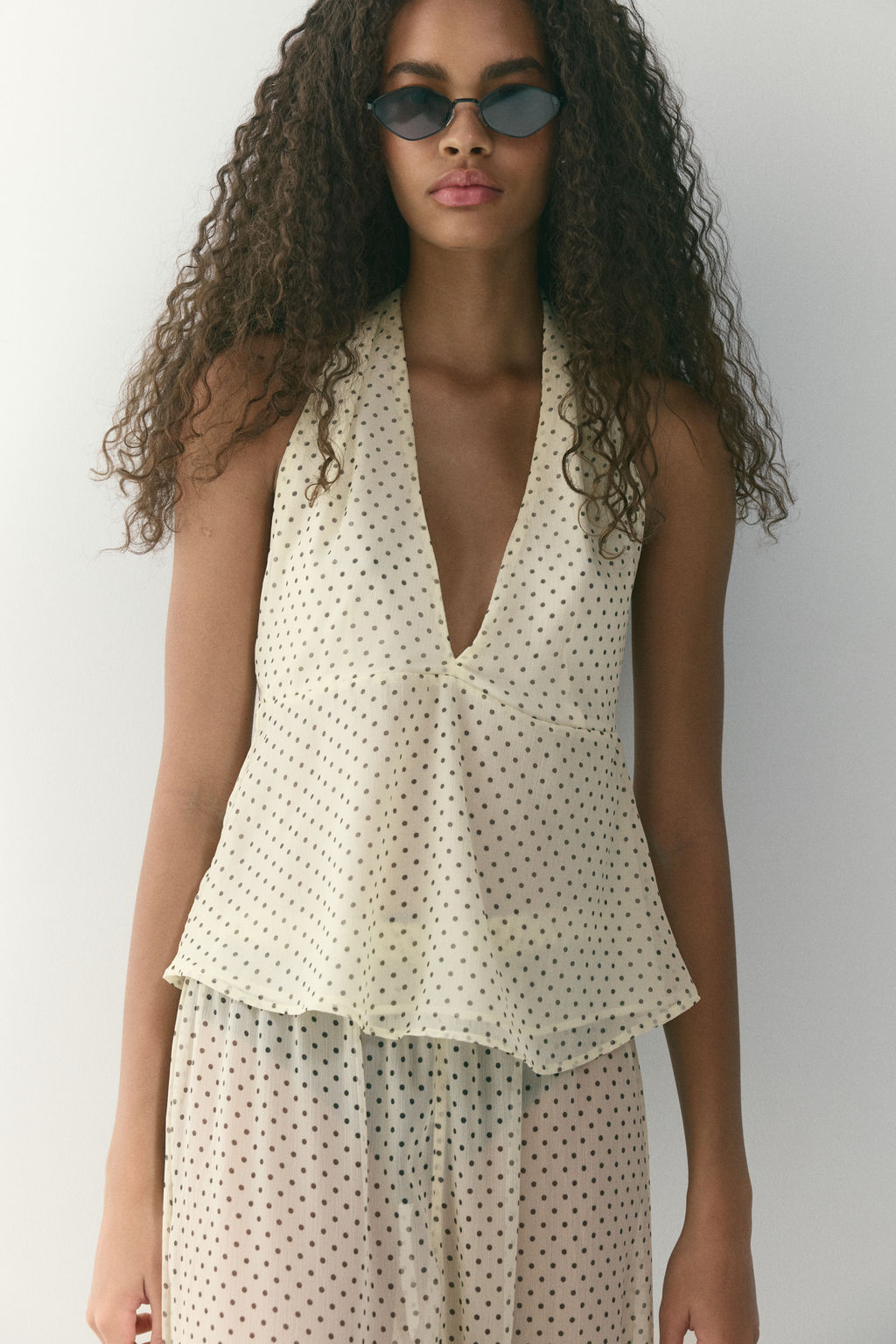 Top halter de gasa - H&m фото 4