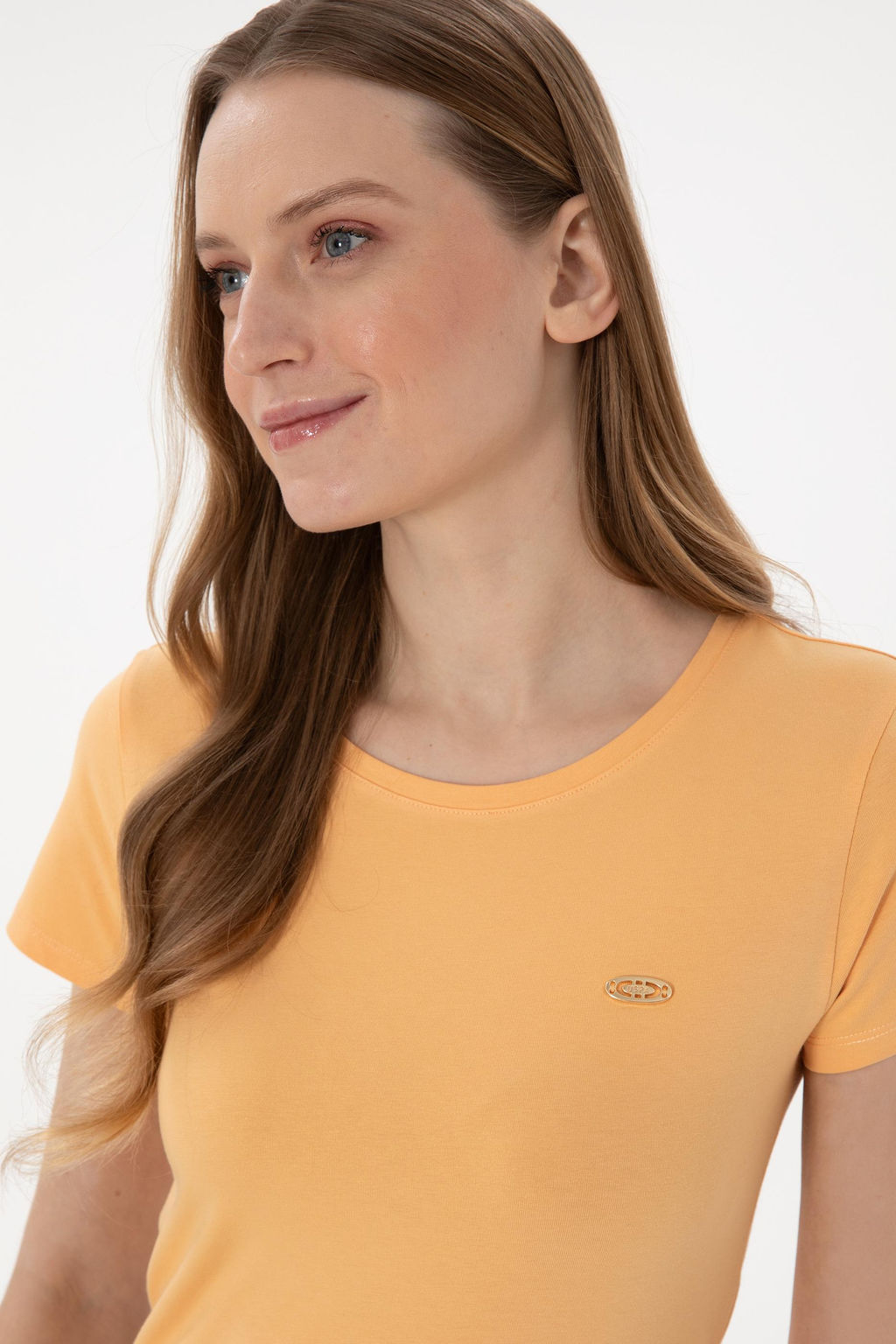 Kad_n Turuncu Basic Ti__rt Sepette S_rpriz _ndirim - U.s. polo assn фото 2