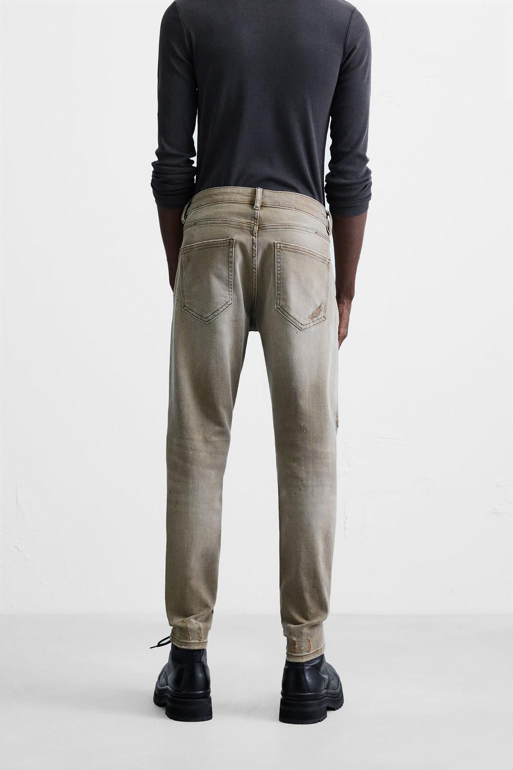 RIPPED SKINNY FIT JEANS - Zara фото 12