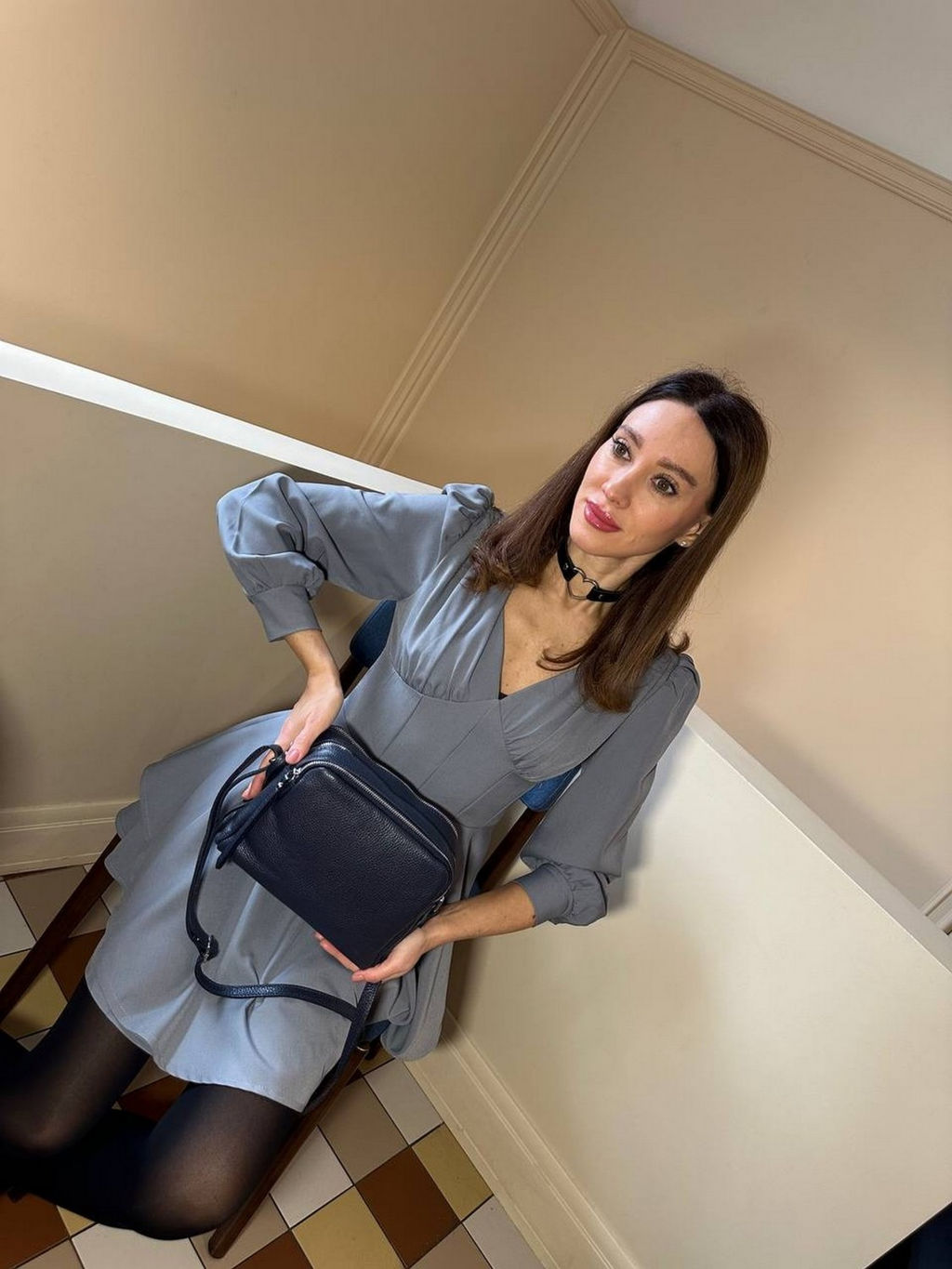 Сумка женская из телячьей кожи