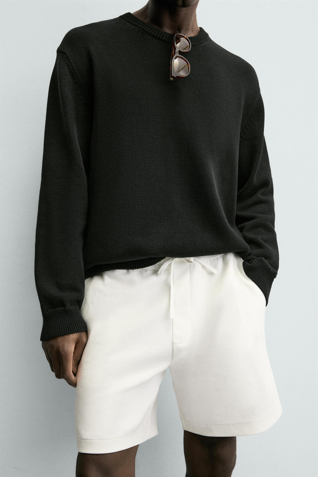 COMFORT TEXTURED BERMUDA SHORTS - Zara фото 5