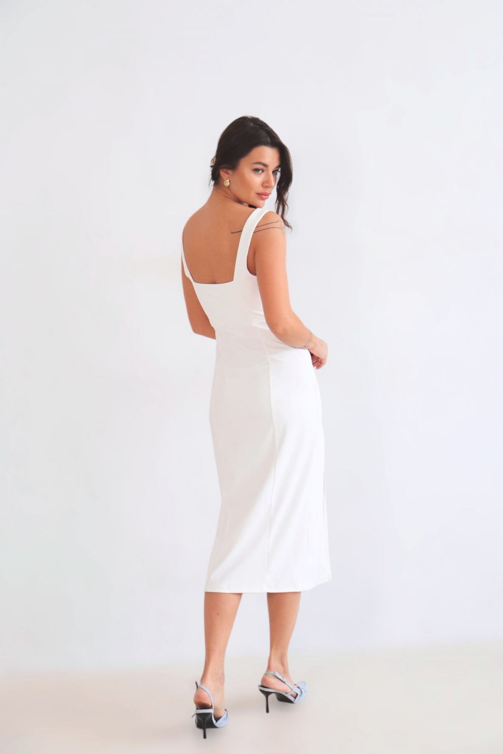 Martichelli Платье белое  фото 5