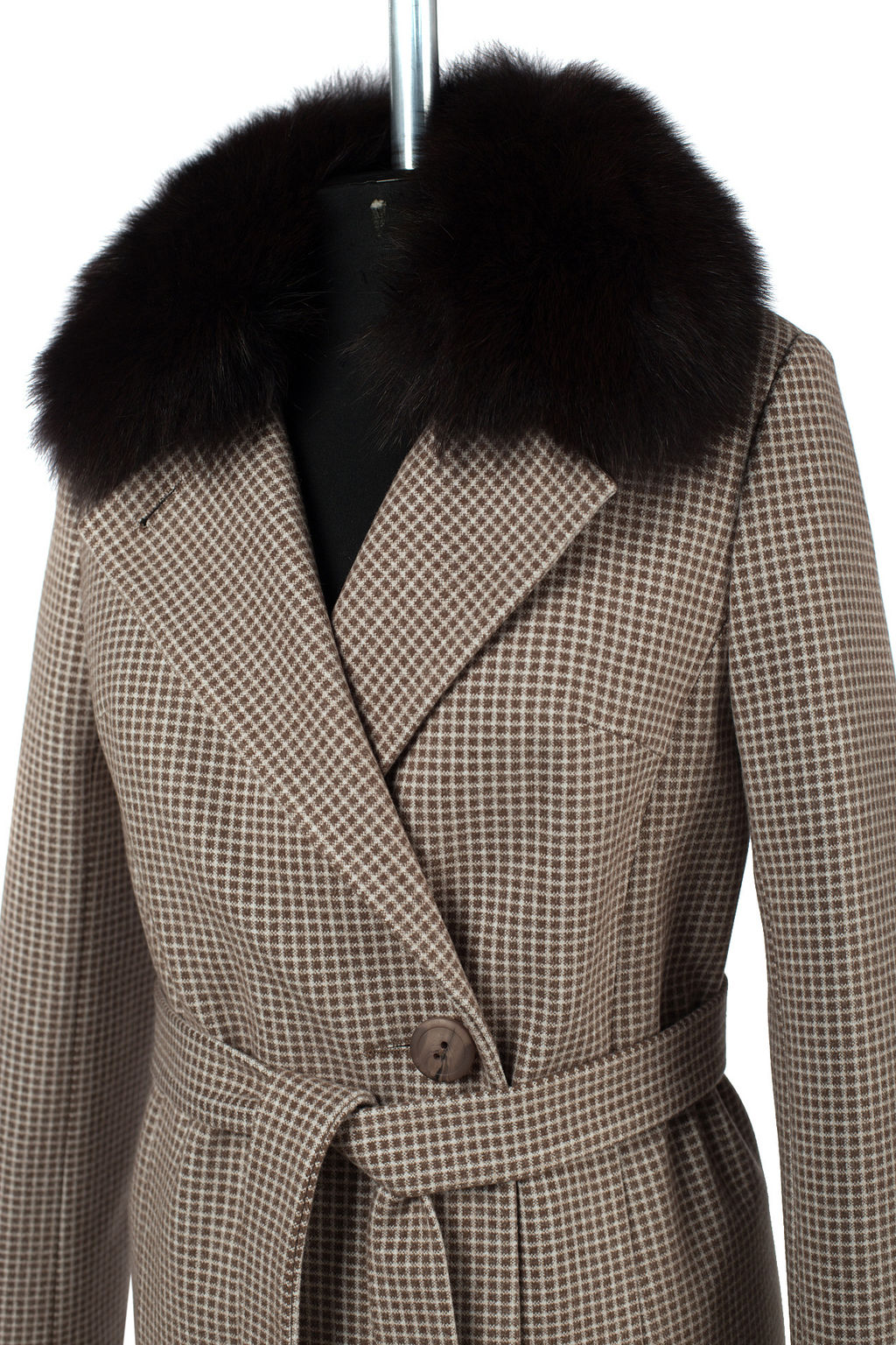 Мех натуральный (песец) Пальто утепленное Термофинн 100 г - El podio фото 10