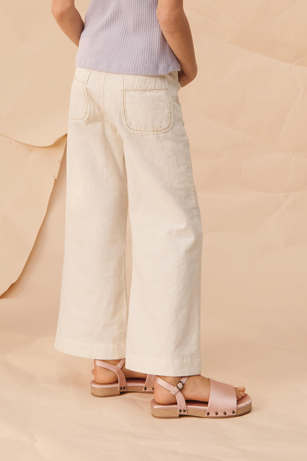 PANTAL?N FLARE PESPUNTES LIMITED EDITION / Crudo claro - Zara фото 5