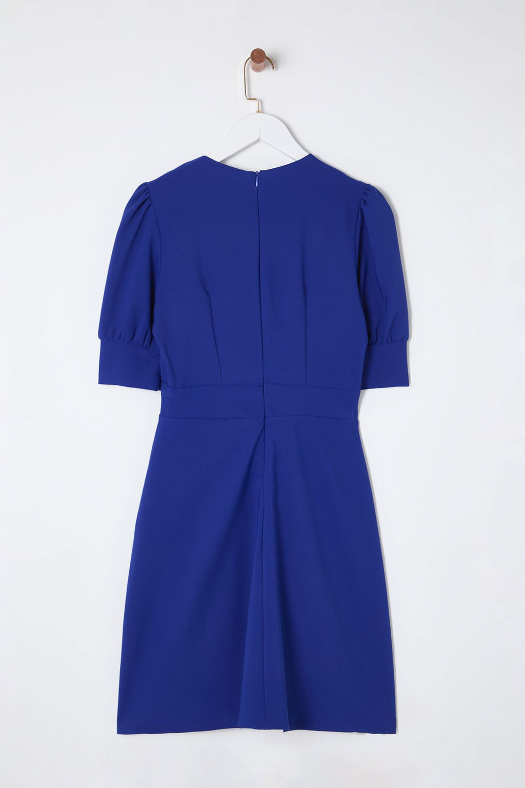 TRENDYOLMILLA Ekru Kruvaze Yaka Skater/Belden Ac?lan Mini Dokuma Elbise TWOSS20EL1639  фото 8