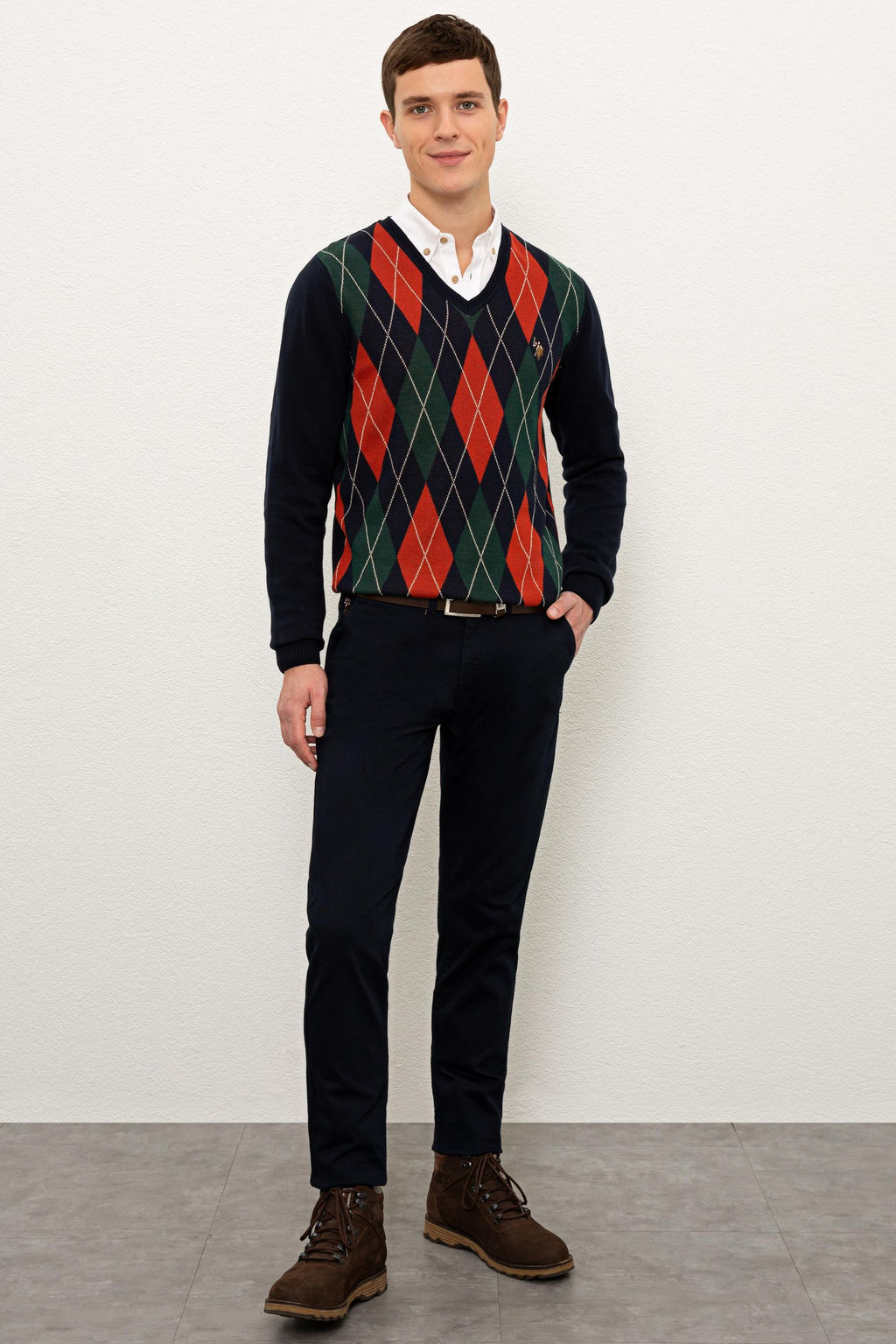 Erkek Lacivert Kazak