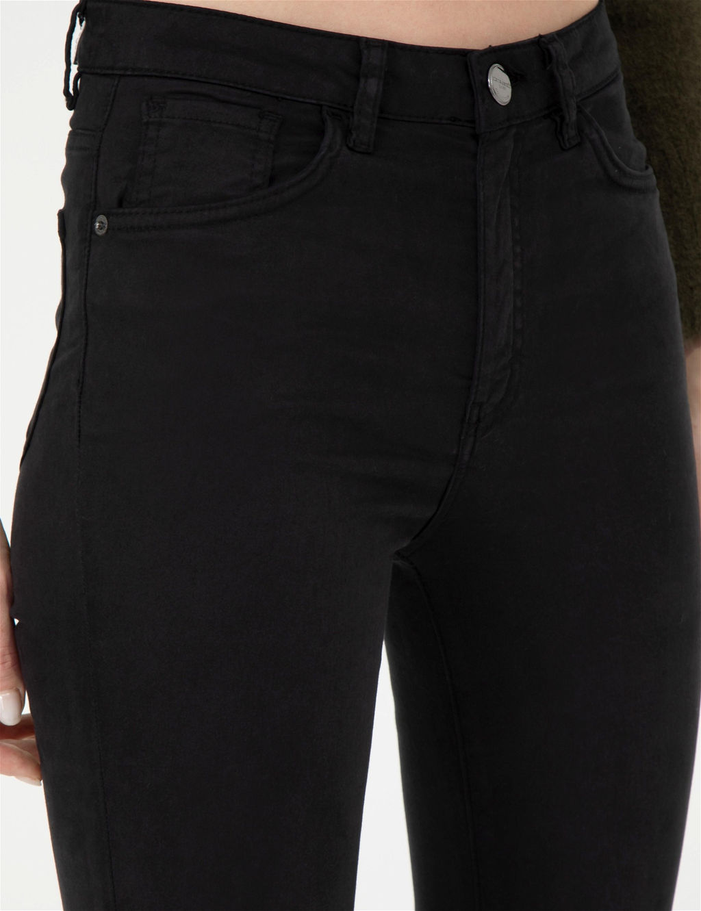 Siyah Skinny Fit Kanvas Pantolon - Pierre cardin фото 5