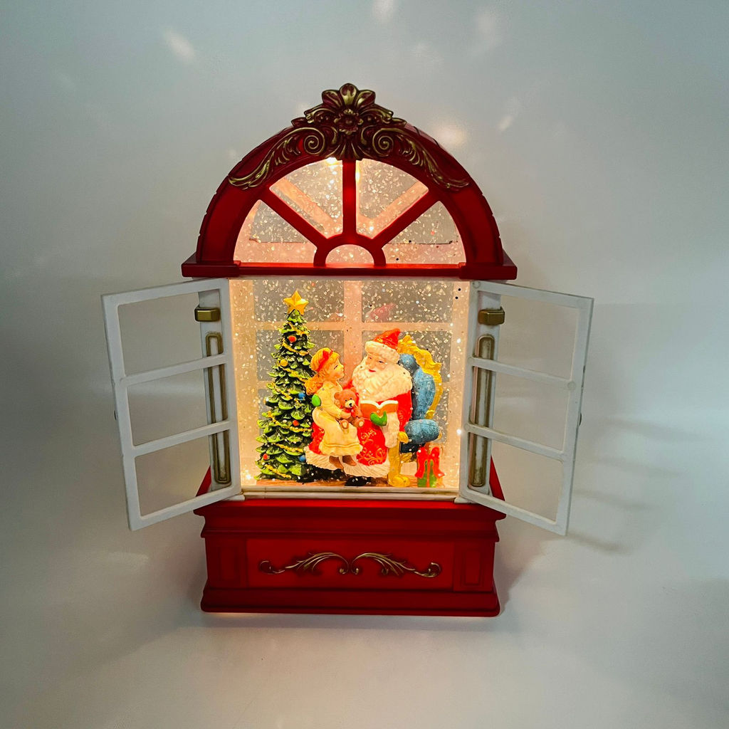 Новогодний декор стекло - Окно со створками 22 см (арт. 23027A/23027B) в ассортименте - Ип лебедев о.ю фото 10