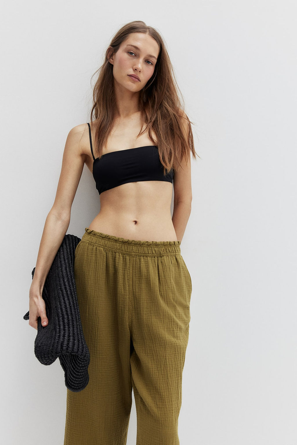 Pantalon paper bag - H&m фото 2