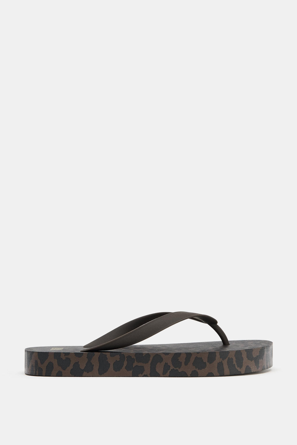 SANDALIA PLANA ESTAMPADA / Leopardo - Zara фото 3