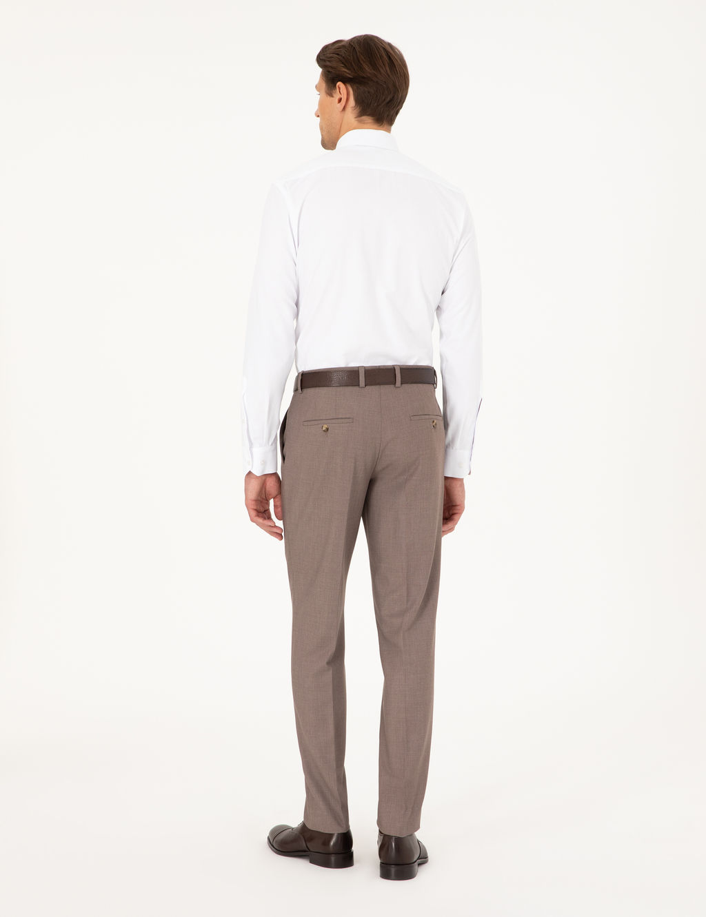 A__k Kahverengi Ex. Slim Fit Kuma_ Pantolon