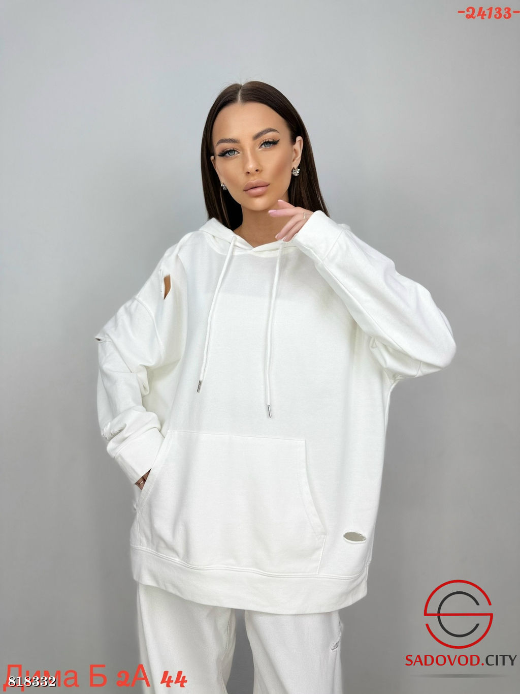 Кофта женская с рваным эффектом - Bruno фото 2