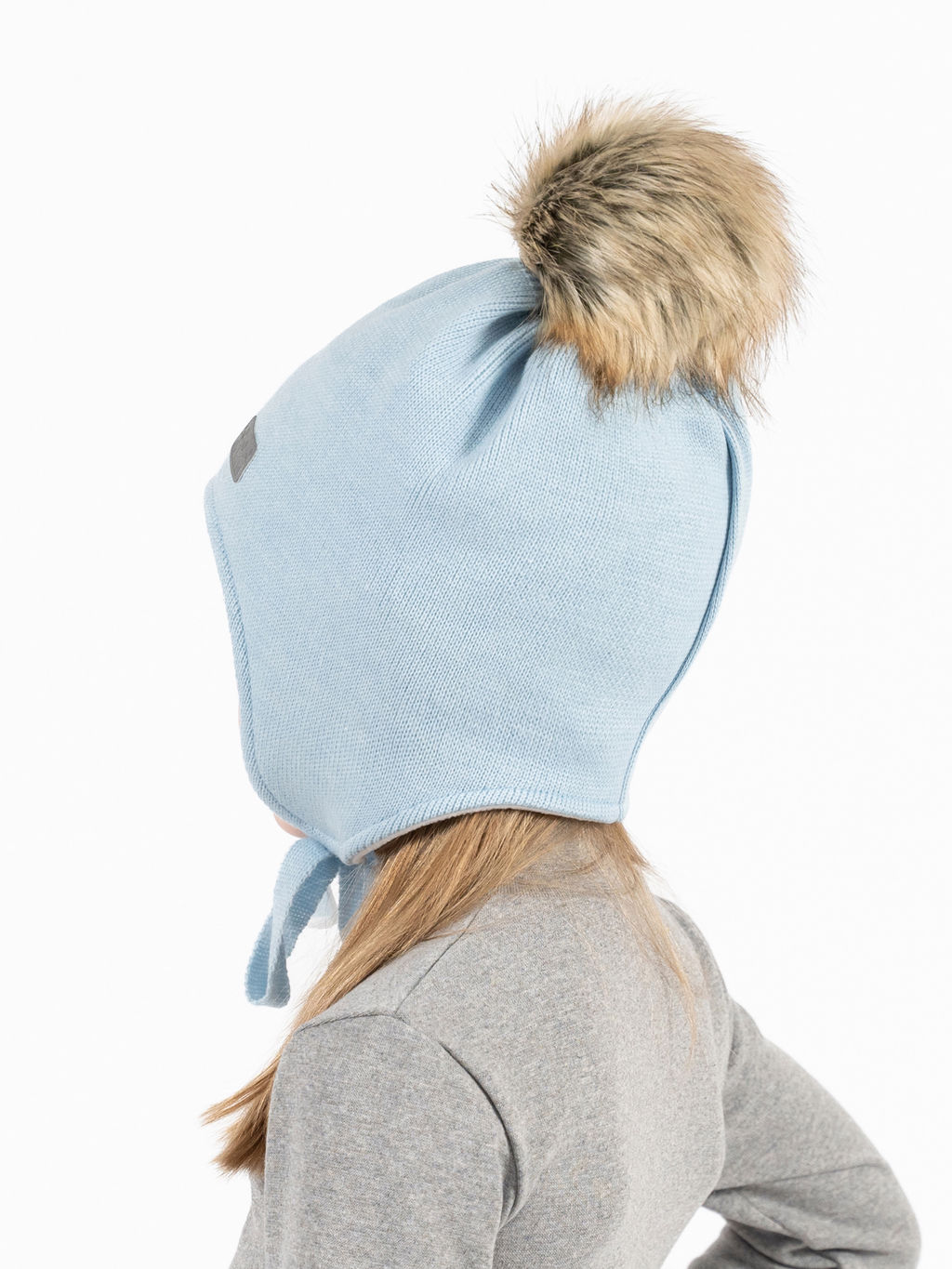 Шапка детская светло-голубая Ш-088 (48)