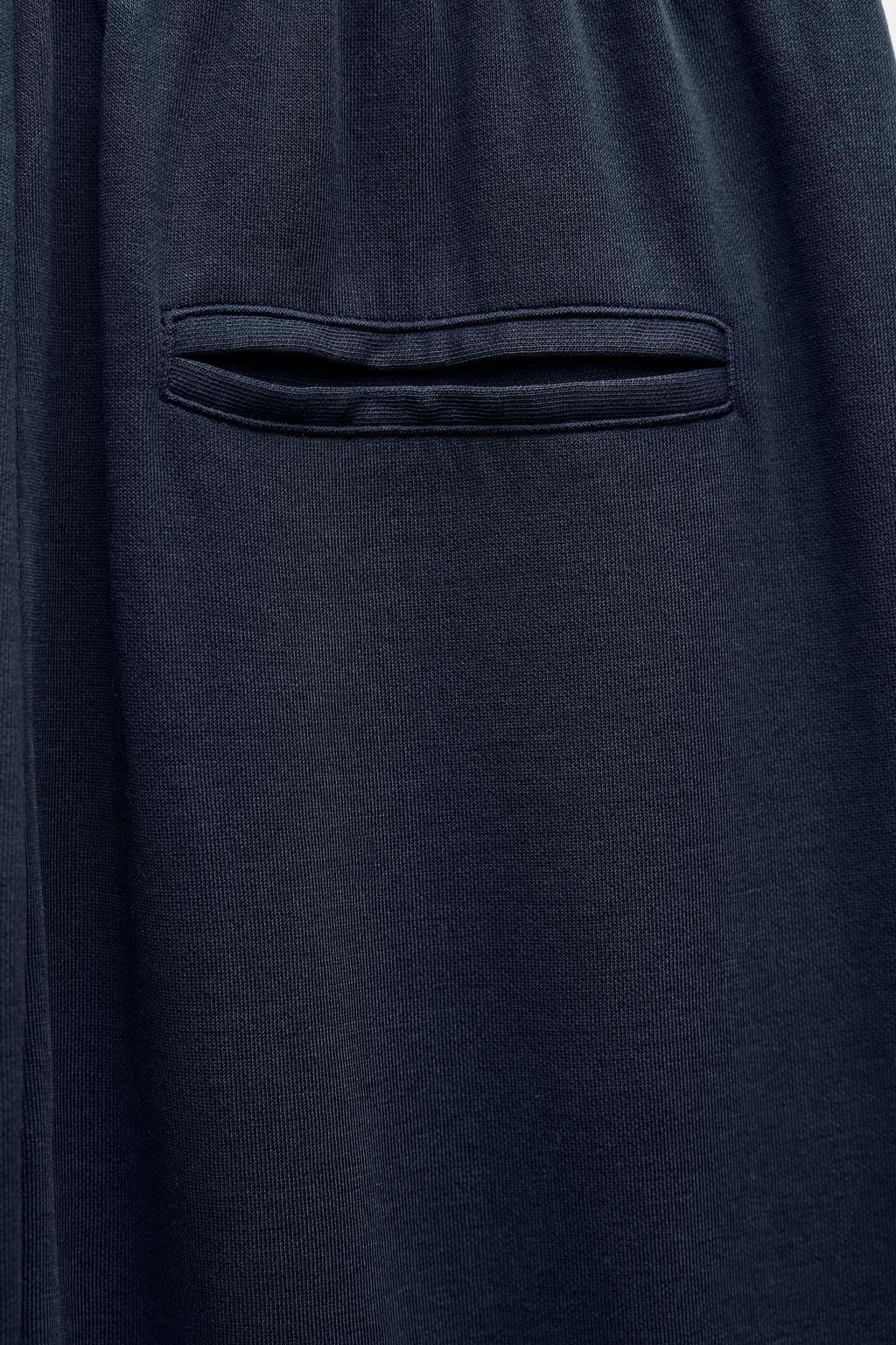 WASHED INTERLOCK TROUSERS - Zara фото 26