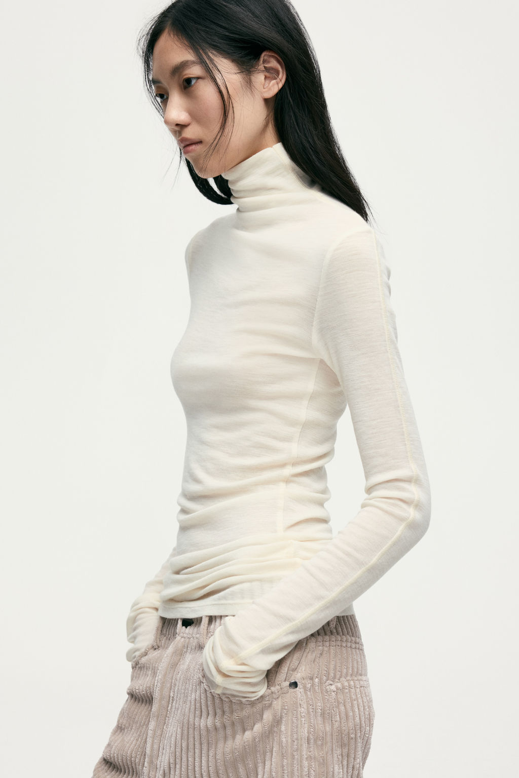 Top de lana con cuello alto - H&m фото 6