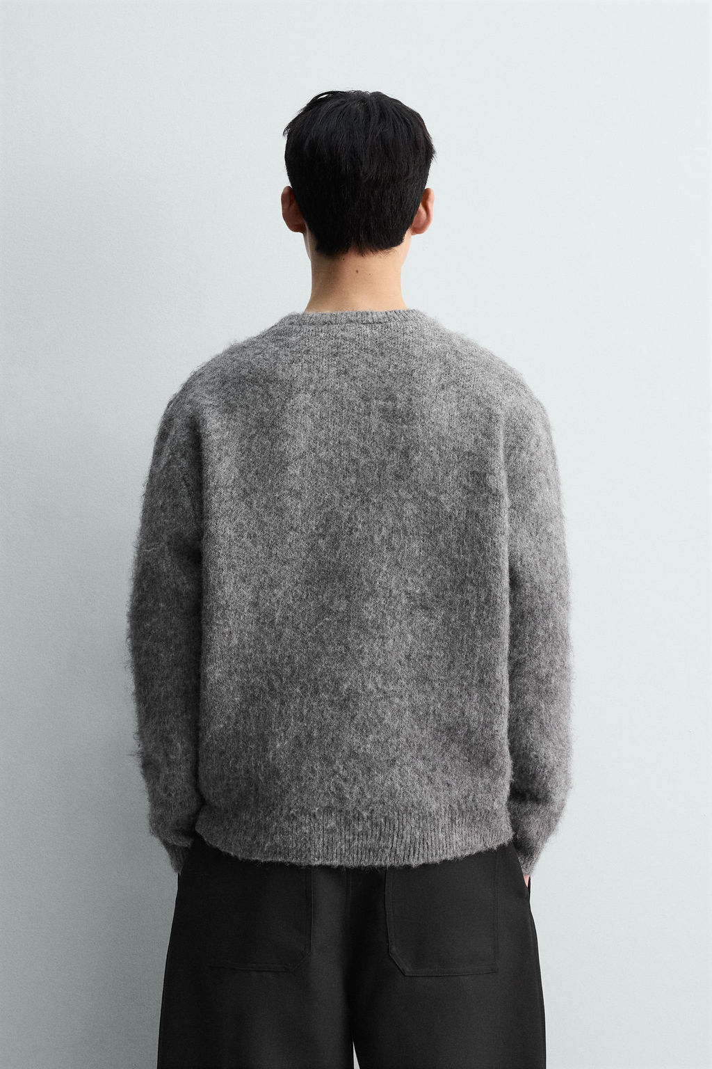 JERSEY CEPILLADO BOXY FIT / Gris oscuro - Zara фото 3