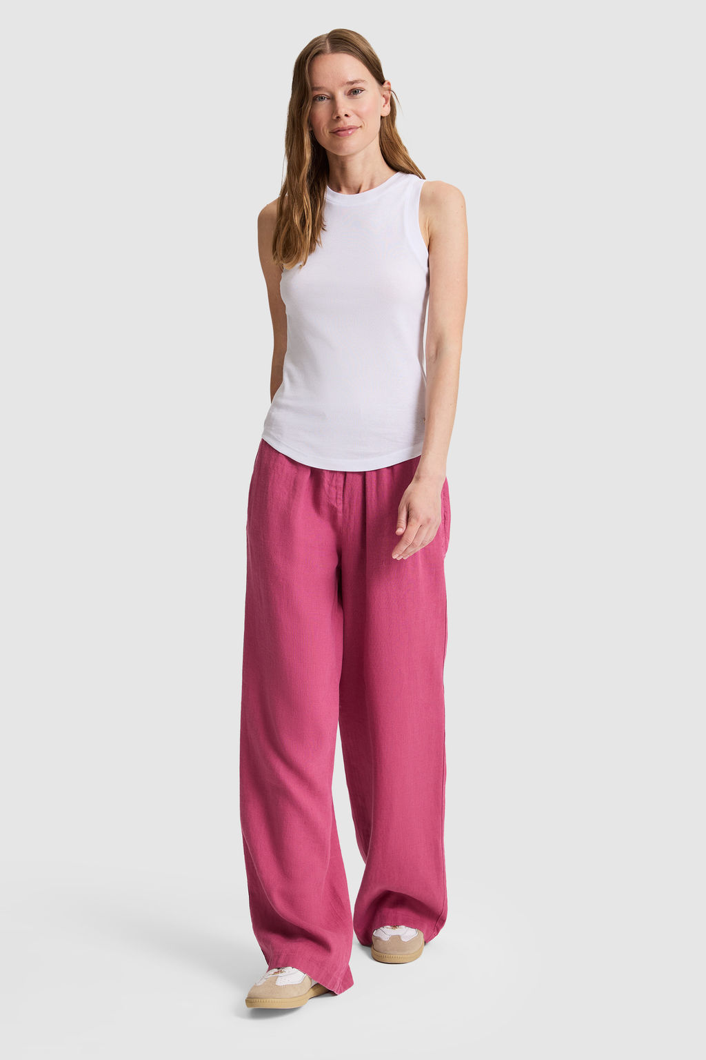 Kad_n Beyaz Bisiklet Yaka Basic Ti__rt - U.s. polo assn фото 4