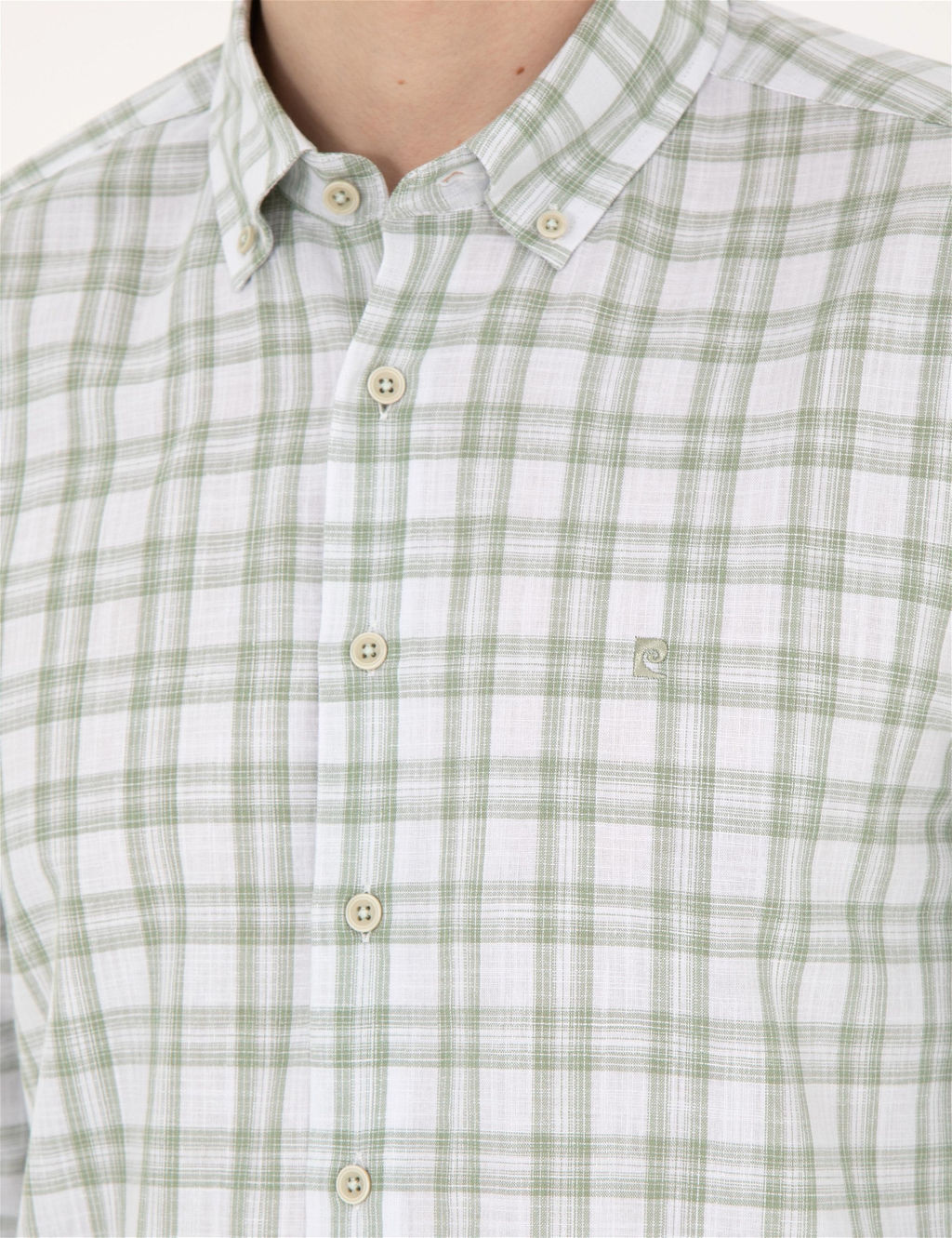 Ye_il Regular Fit Uzun Kollu G_mlek - Pierre cardin фото 7