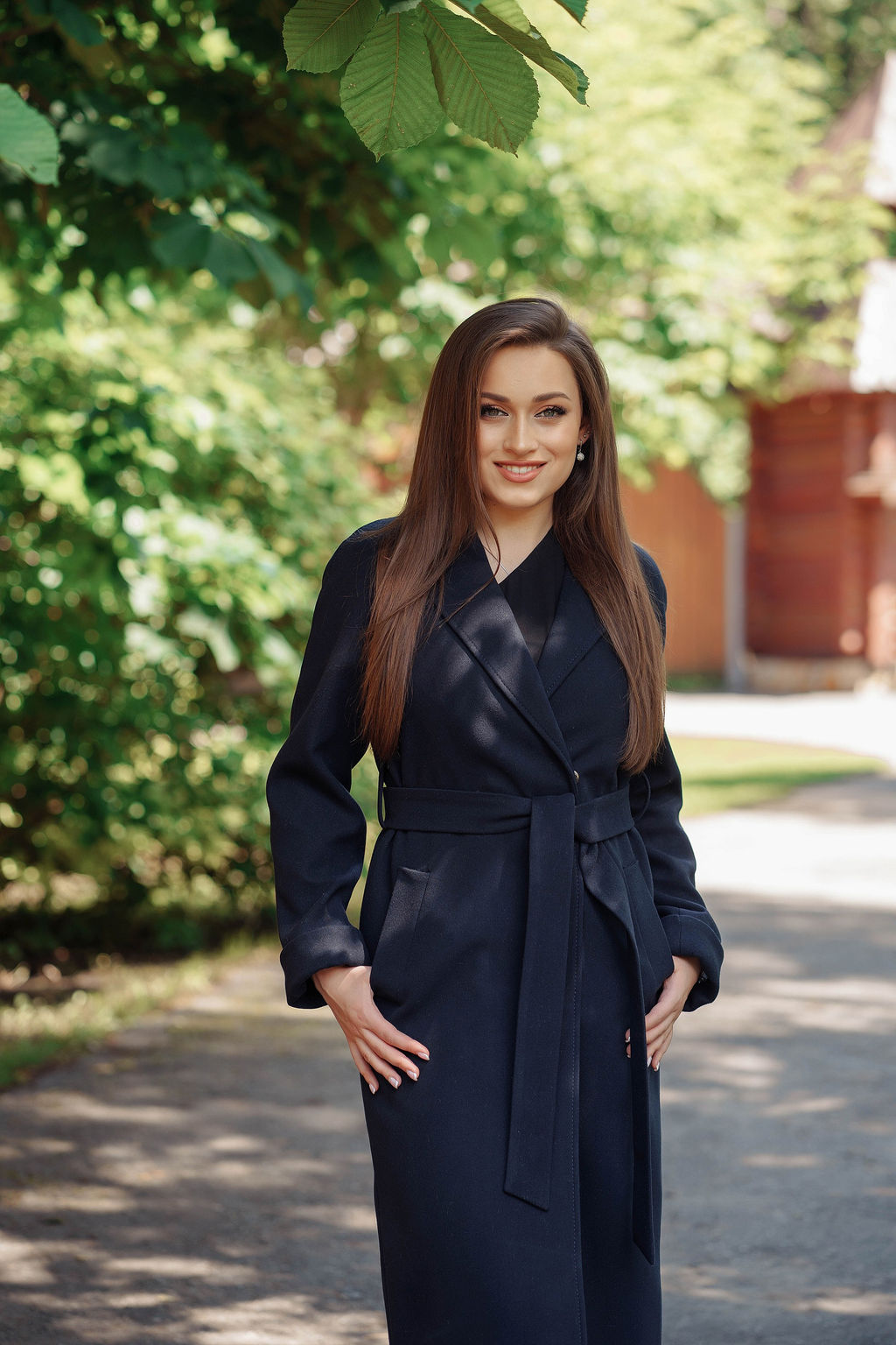 Пальто женское демисезонное 22555 (синий) - Kankan фото 2