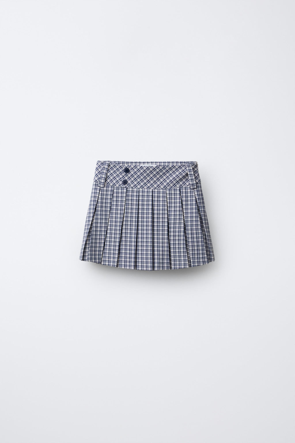 CHECK SKIRT WITH BUTTONS - Zara фото 8