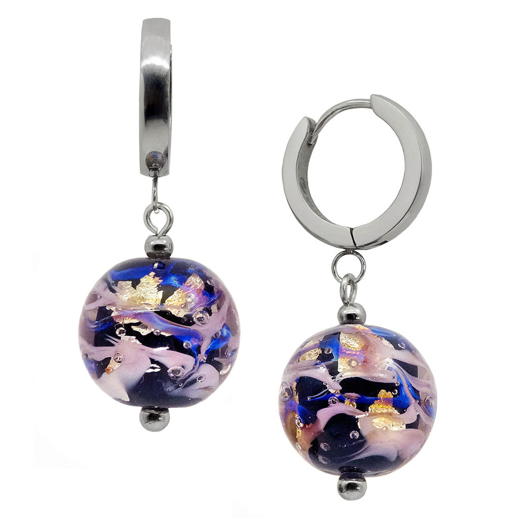 Серьги из муранского стекла ENERGY LS1090