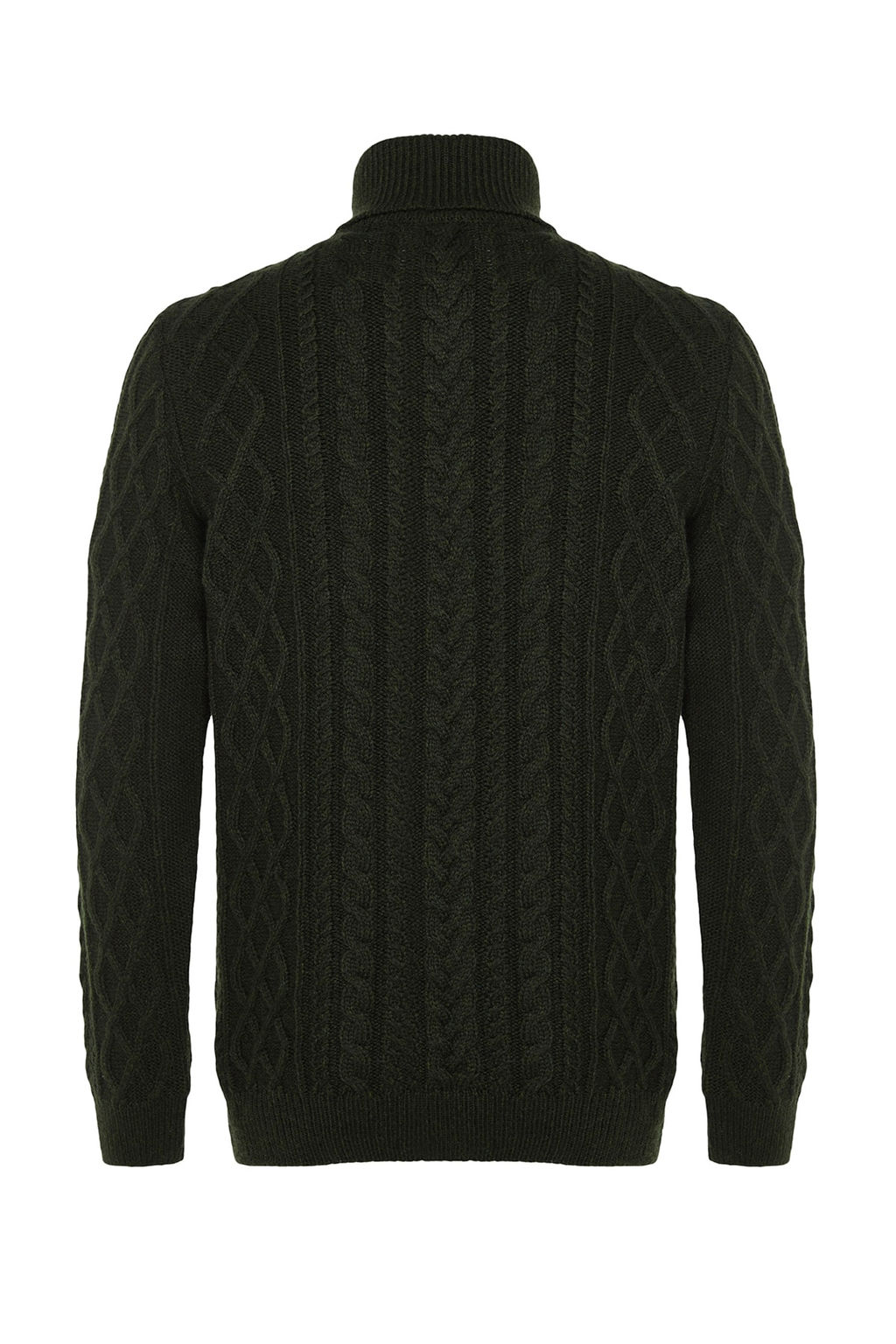 TRENDYOL MAN Vizon Slim Fit Yunlu Bal?kc? Yaka Sac Orgu Triko Kazak TMNAW22KZ0302 - Trendyolmilla фото 14