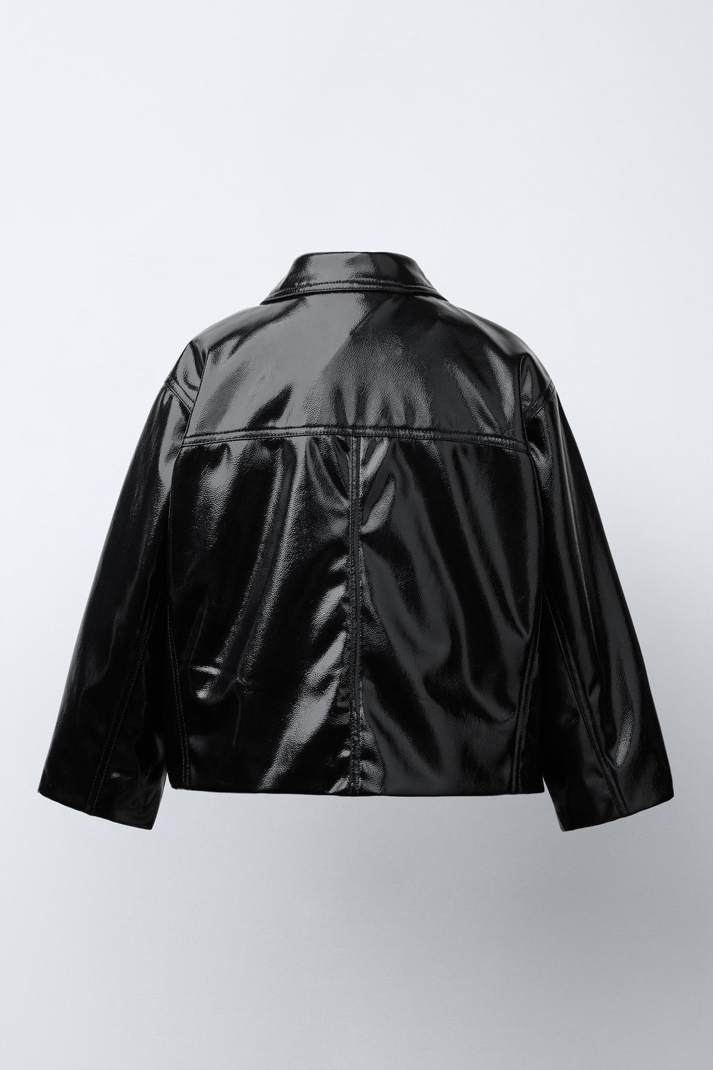 LEATHER EFFECT JACKET - Zara фото 4