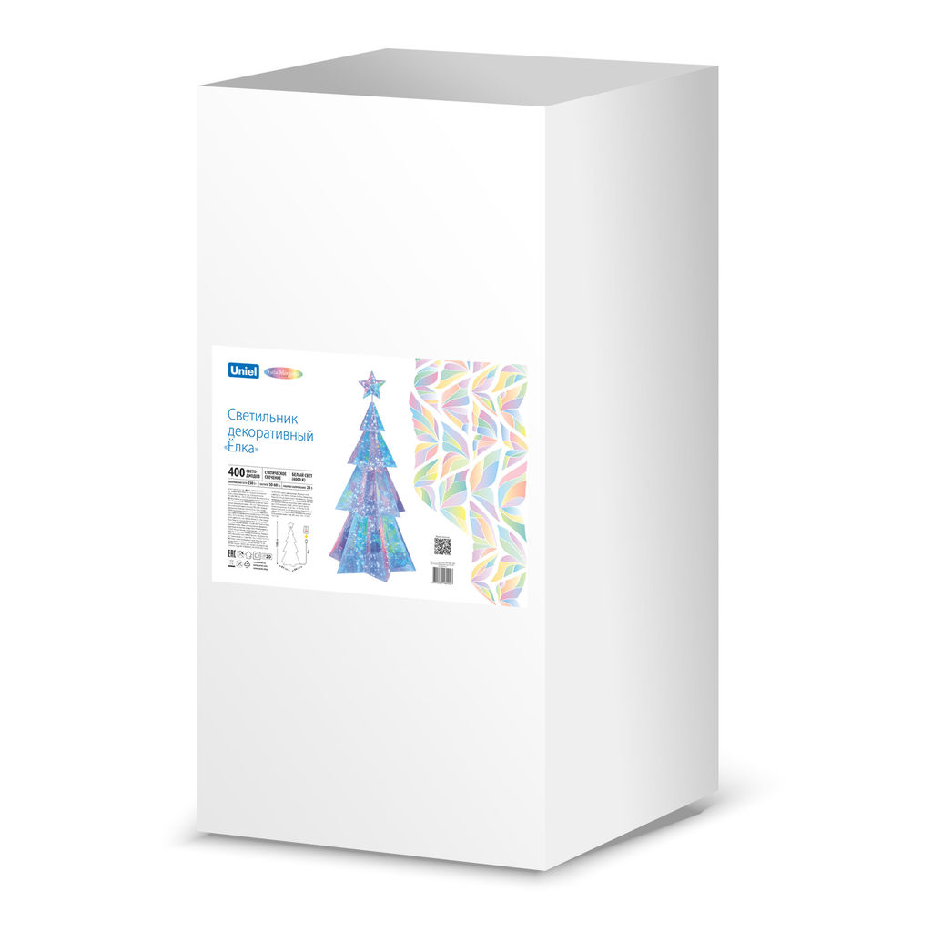 ULD-R502 220V XMAS TREE Светильник декоративный Ёлка. 400 светодиодов. Белый свет. Цвет корпуса радужный. TM Uniel - Volpe фото 6