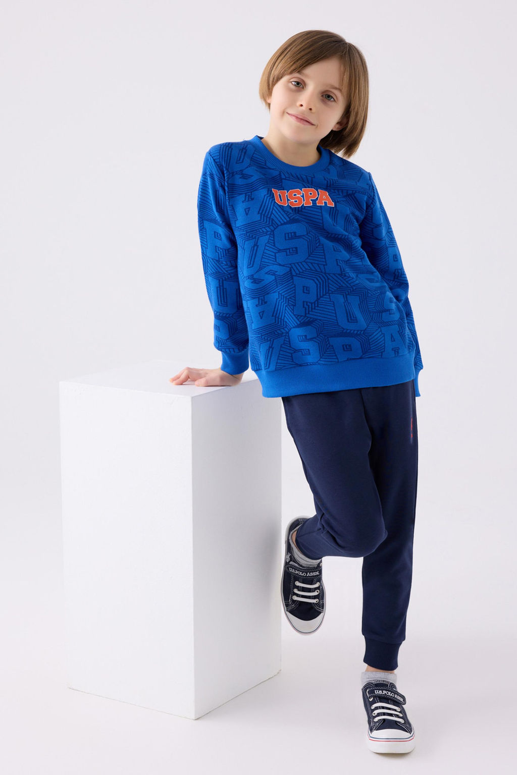 Пижамный комплект темно-синего цвета для мальчика - U.s. polo assn фото 3