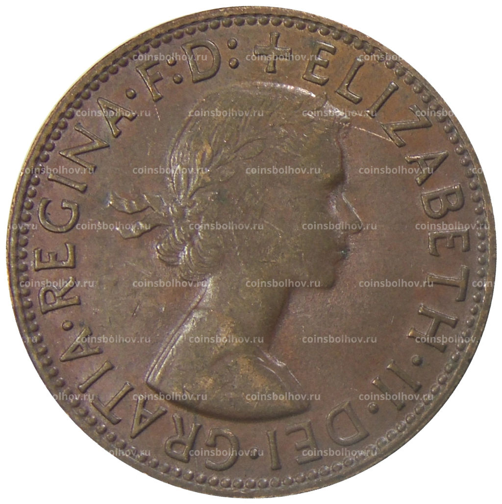 Монета 1 пенни 1964 года Австралия