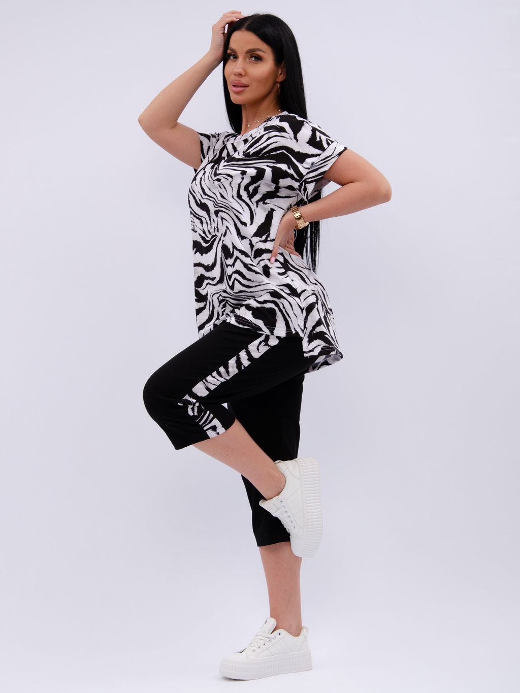 Костюм "Даниэла" чёрный, трикотаж