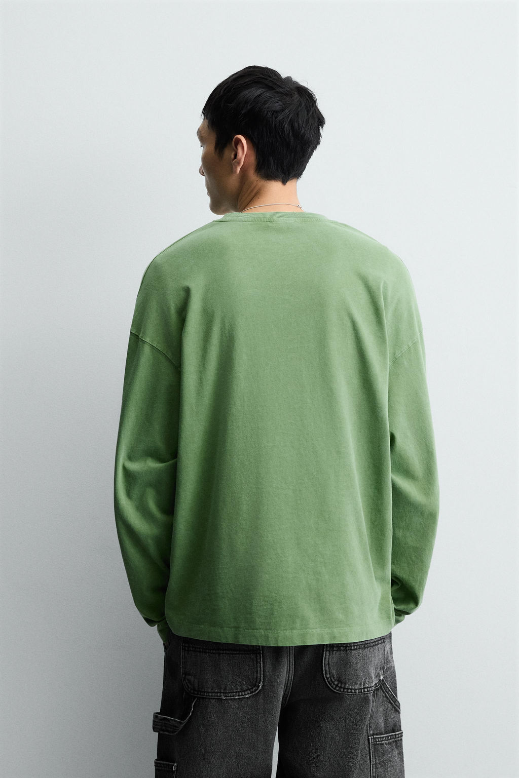 WASHED TEXT T-SHIRT - Zara фото 3