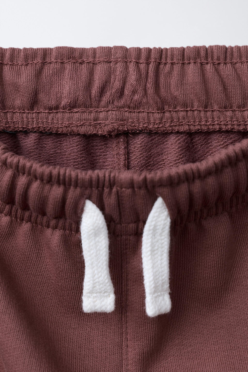 PANTAL?N JOGGING N?MERO BORDADO / Burgundy - Zara фото 3