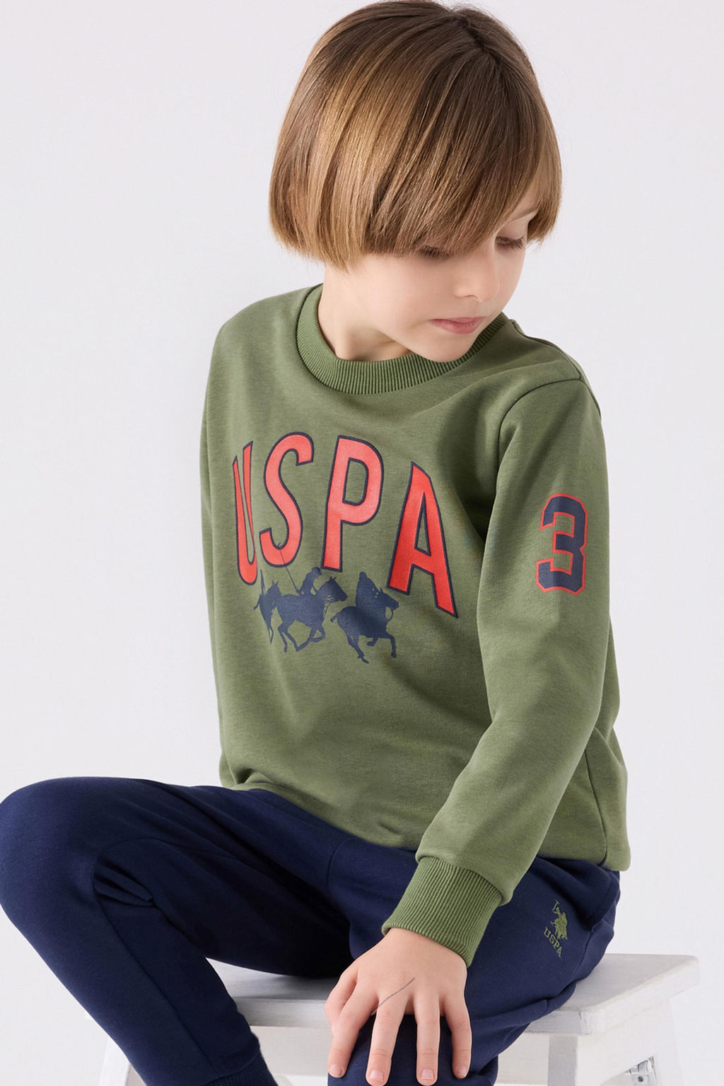Erkek _ocuk Haki Pijama Tak_m_
