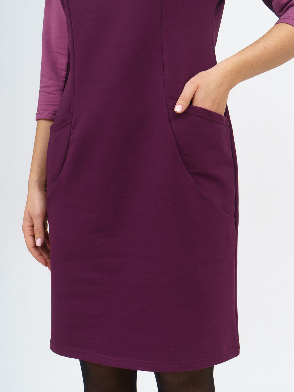 790 Платье "Винный"