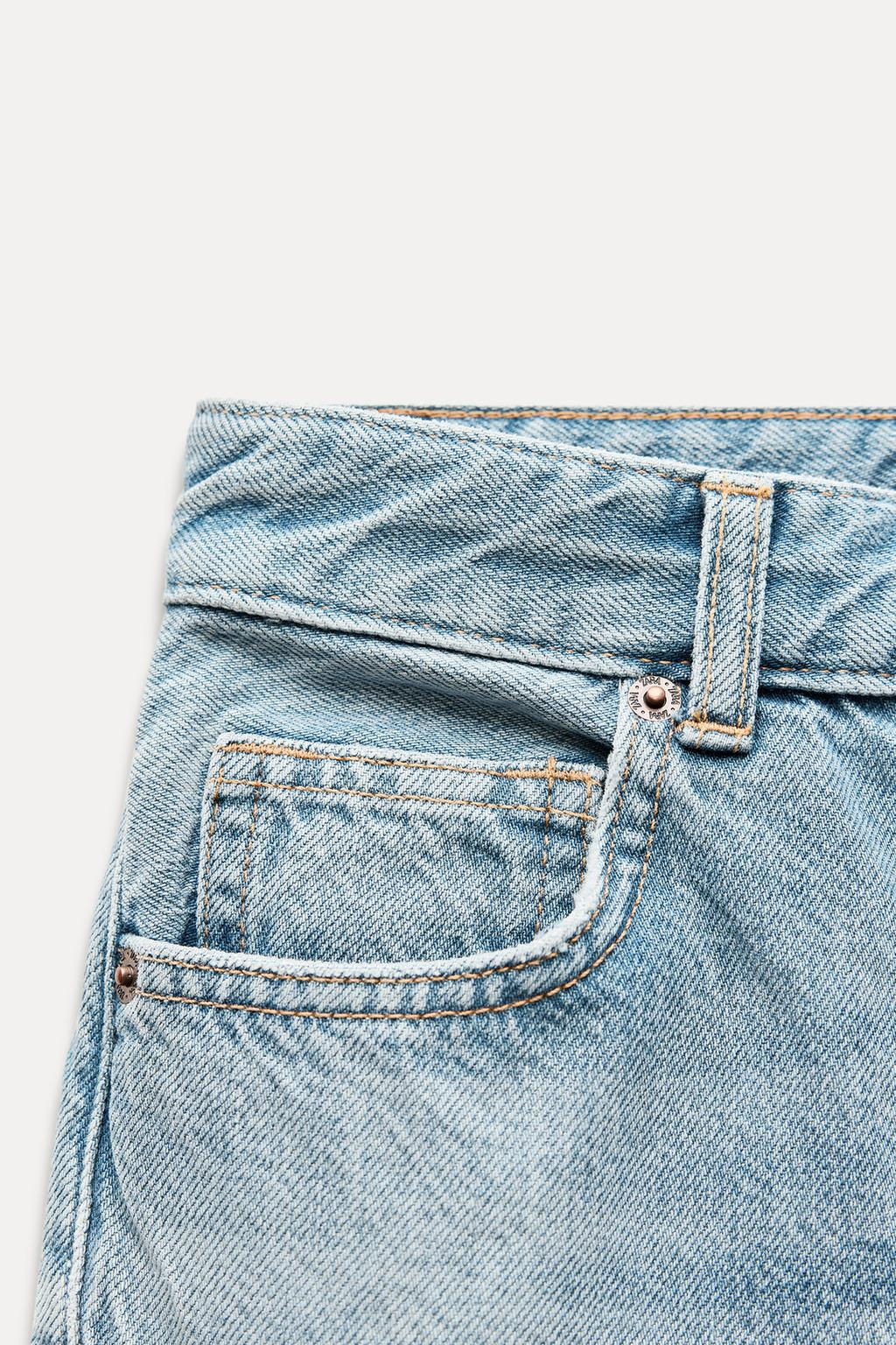 TRF WIDE-LEG HIGH-WAIST JEANS - Zara фото 8