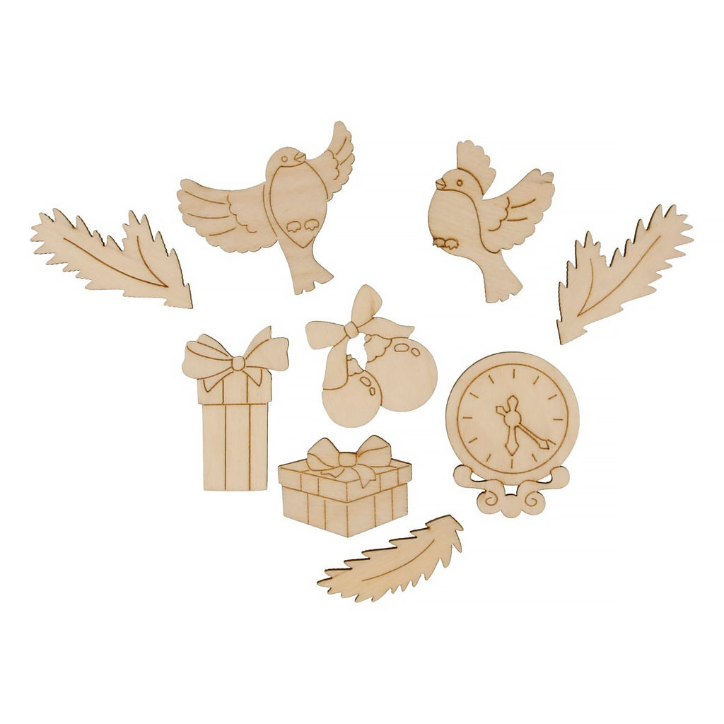 Заготовка для декорирования Mr. Carving ВД-1259 Мини набор Зимний фанера 0.3 см 01