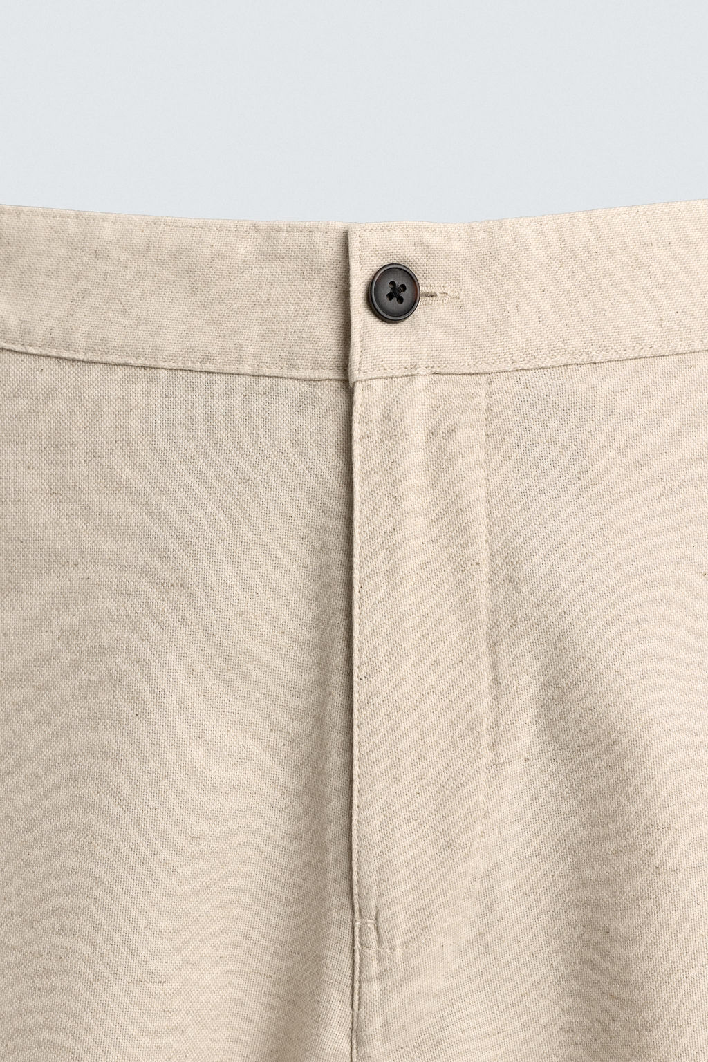 BERMUDA REGULAR FIT ESTRUCTURA / Beige claro - Zara фото 9
