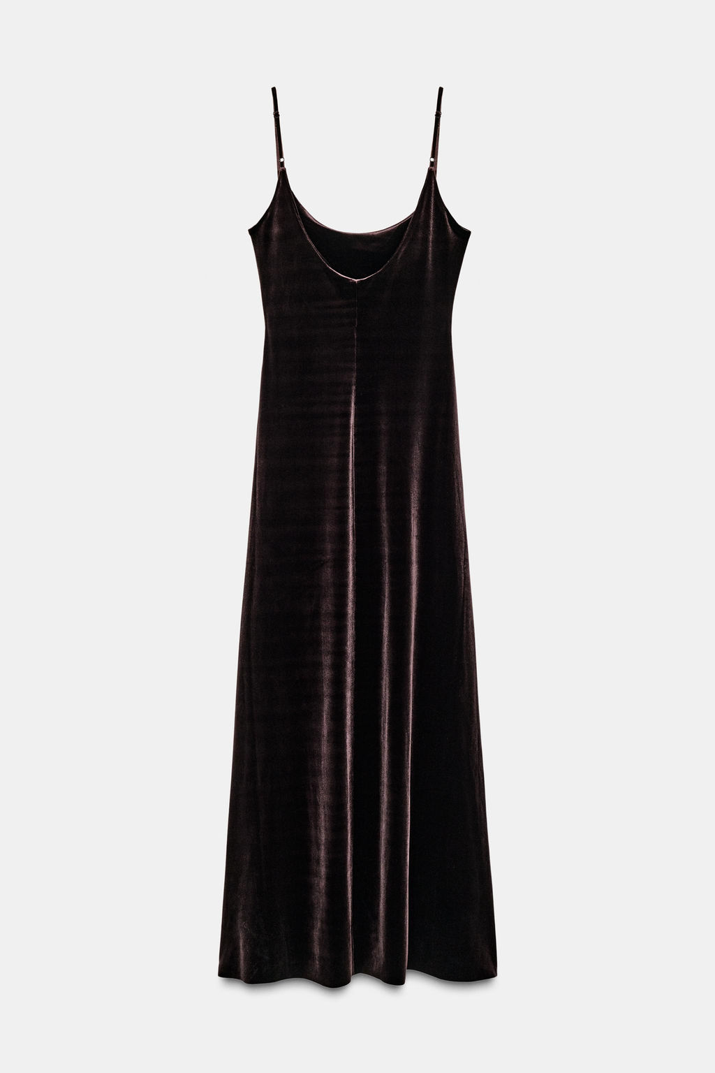 LONG VELVET DRESS - Zara фото 8
