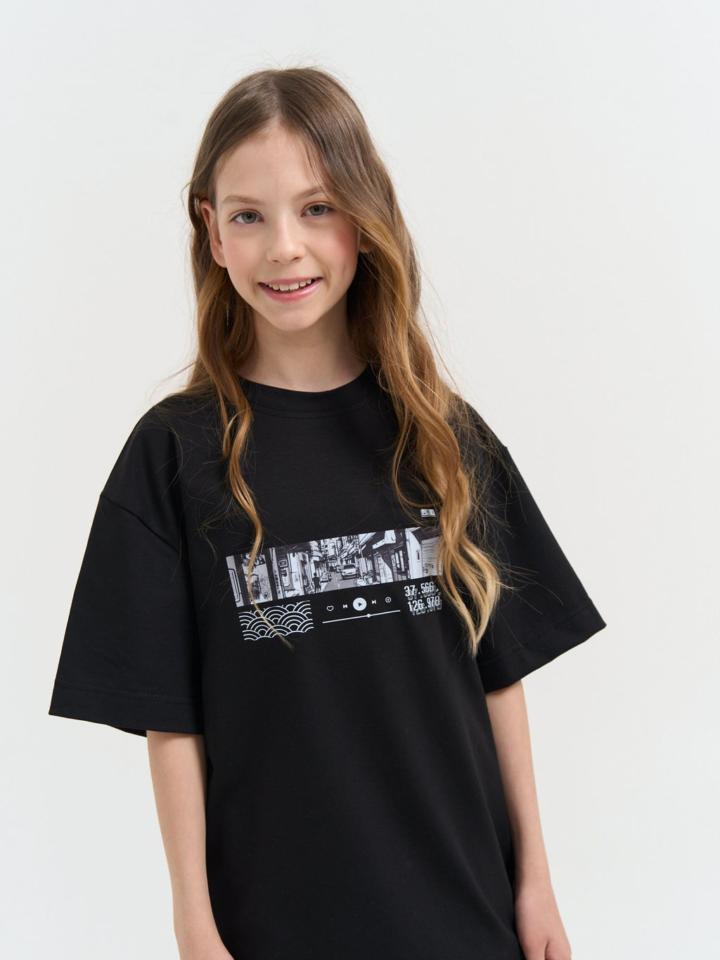 Футболка оверсайз Корейский плеер 7+ - Bungly фото 3