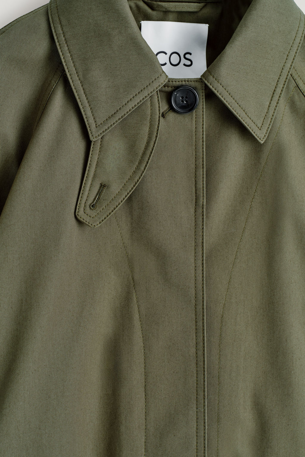 CHAQUETA DE TWILL DE ALGOD?N CORTE EVAS?