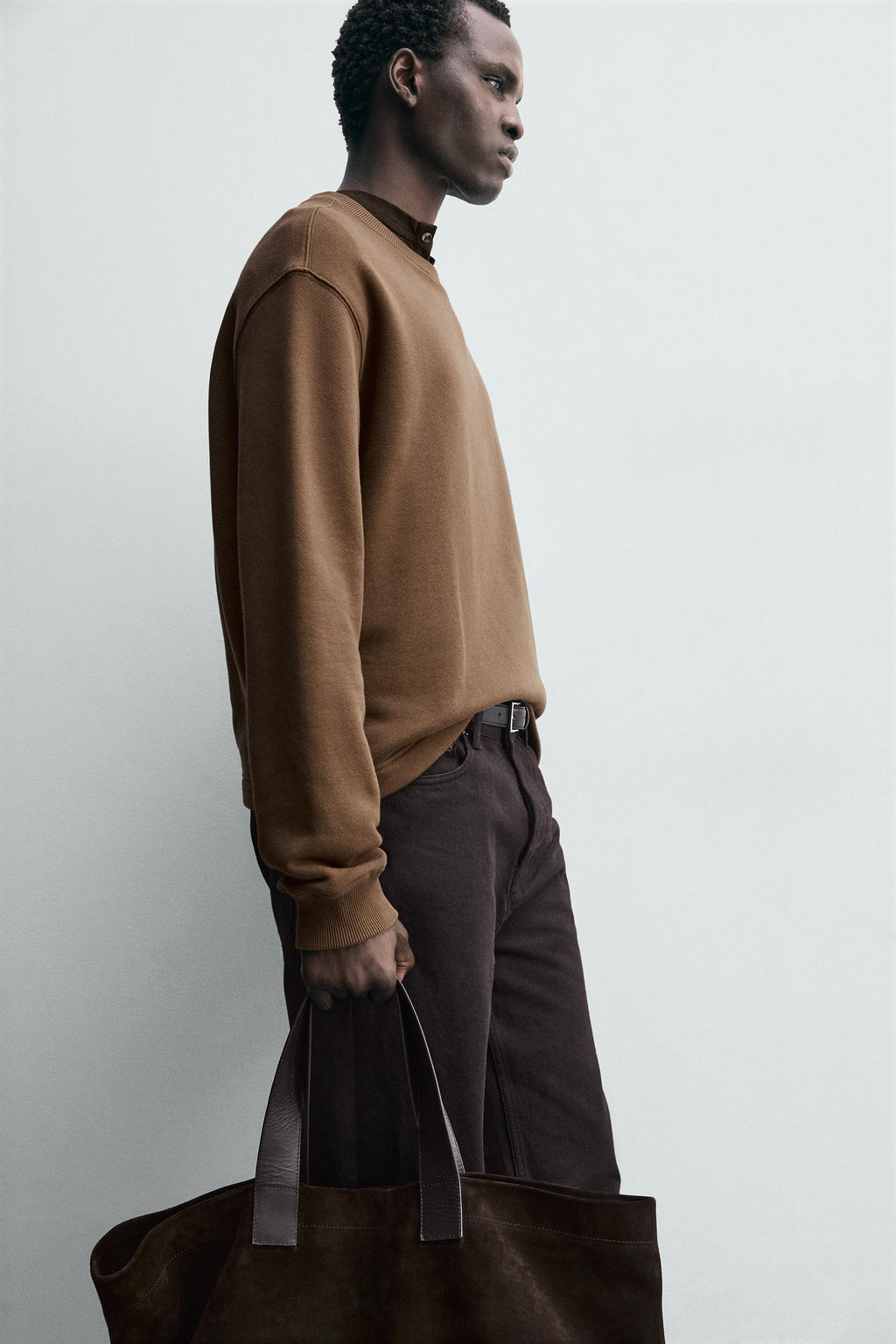 CREW NECK SWEATSHIRT WITH RIBBON DETAIL