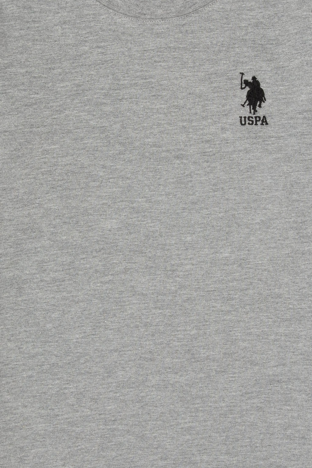 Erkek _ocuk Gri Melanj Basic Bisiklet Yaka Sweatshirt Sepette S_rpriz _ndirim - U.s. polo assn фото 4