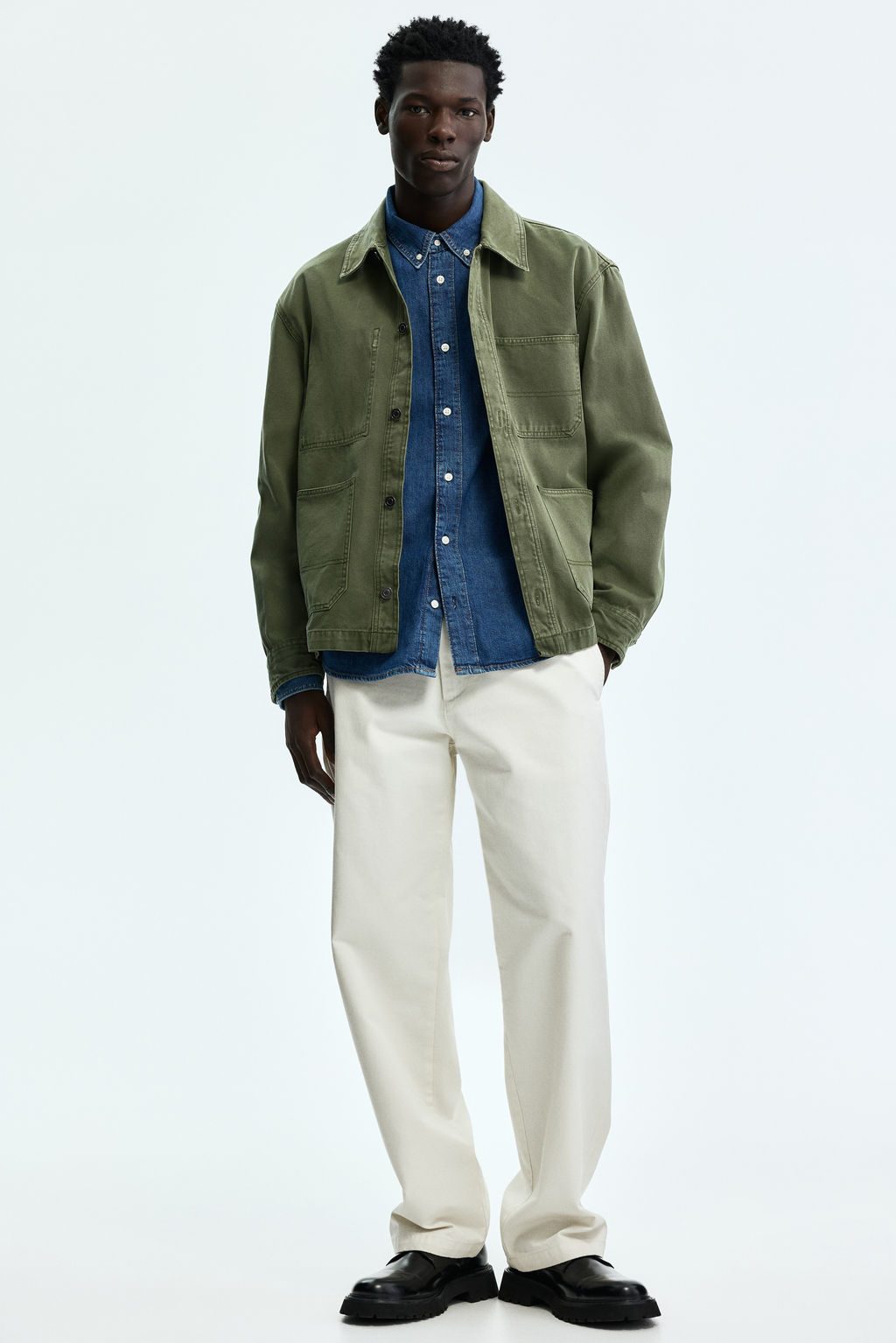 Camisa denim Oversized Fit - H&m фото 7