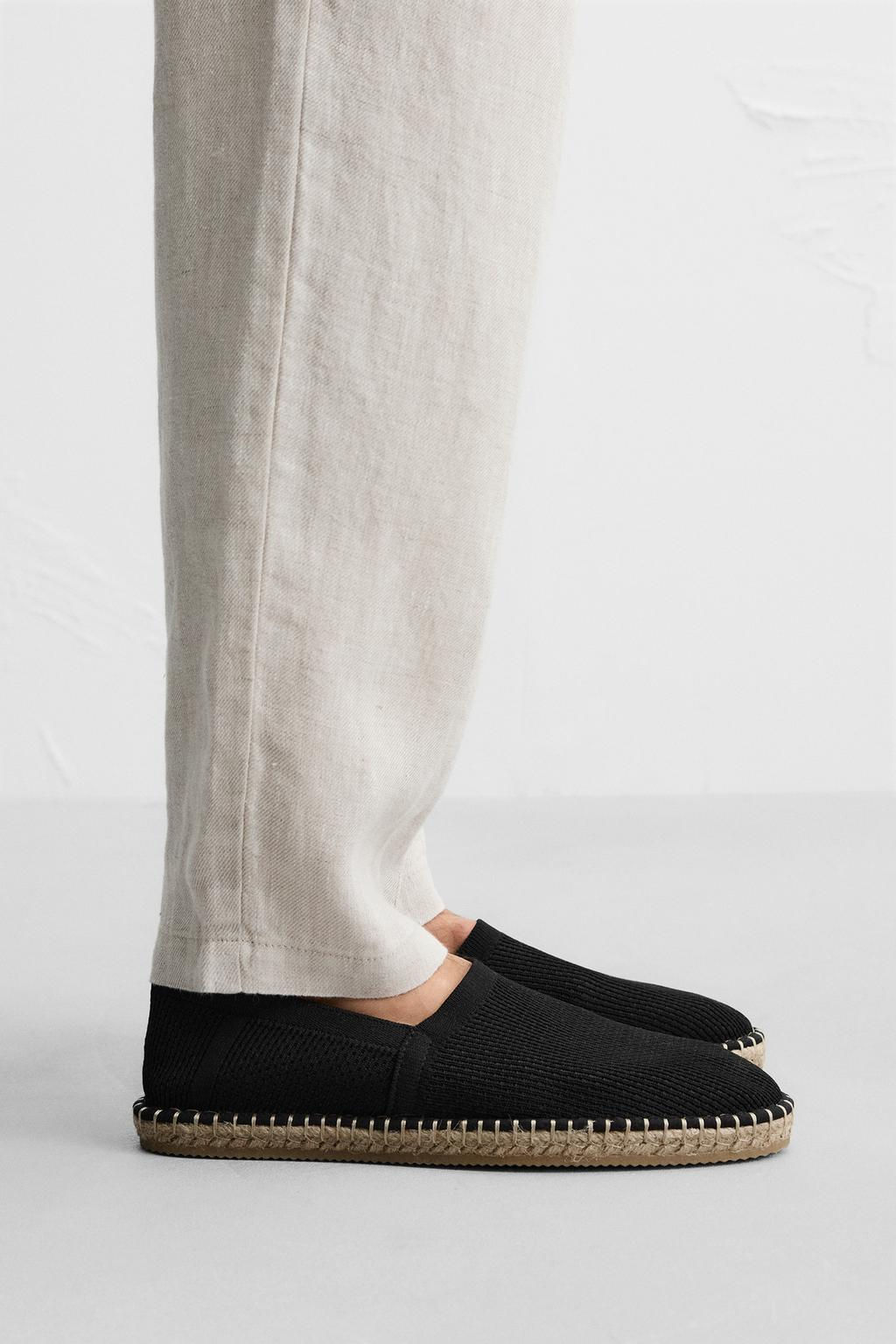 KNITTED FABRIC ESPADRILLES - Zara фото 8