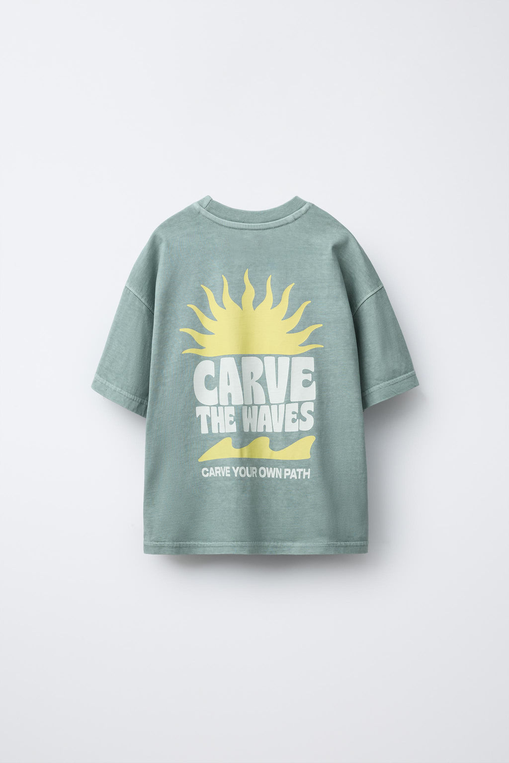 GARMENT DYE PRINT T-SHIRT AND BERMUDA SHORTS SET - Zara фото 3