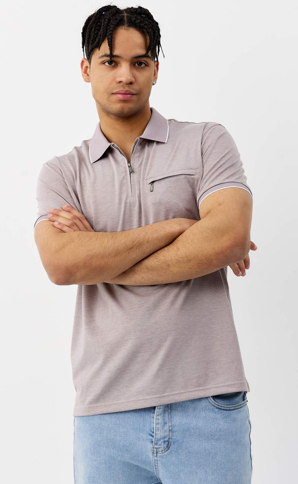 Поло F511-07-820 beige - Fine joyce фото 9